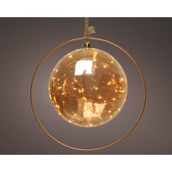 microled bal bo d20h20 cm amber/warm kerstverlichting