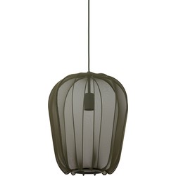Light & Living - Hanglamp Plumeria - 34x34x40 - Groen