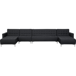 Beliani ABERDEEN - Modulaire Sofa-Grijs-Polyester