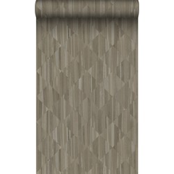 Origin Wallcoverings behang 3D-houtmotief lichtbruin - 50 x 900 cm - 347870
