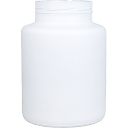Bloemenvaas - mat wit glas - H20 x D14.5 cm - Vazen