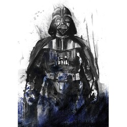 Sanders & Sanders fotobehang Star Wars antraciet grijs en blauw - 200 x 280 cm - 612074