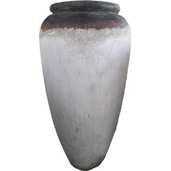 PTMD Kajetan White Round GRC High Pot S