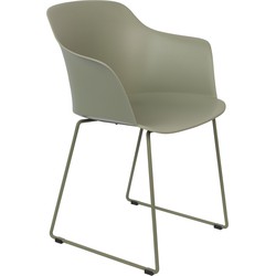 Housecraft Living Tango Eetkamerstoelen armleuning Groen - Set van 2