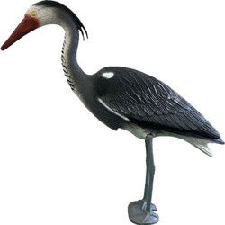 Deco vogel blauwe reiger