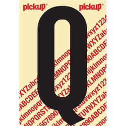 Plakletter Nobel Sticker letter Q - Pickup