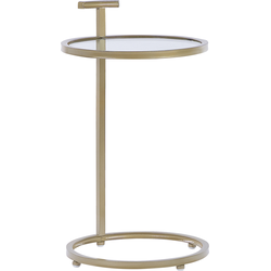 SHELBY - Bijzettafel - Goud - IJzer