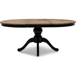 Riviera Maison Le Marais Dining Table Extendable, dia 190/140x140 cm