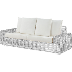 FORLI - Tuinkussenhoezen set - Wit - Polyester
