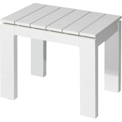 Morris side table 50x40 cm alu white - Max&Luuk