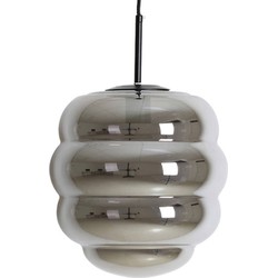 Light and Living hanglamp  - zwart - glas - 2961212