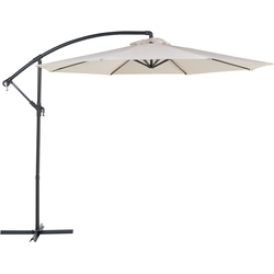 Beliani RAVENNA - Cantilever parasol-Beige-Polyester