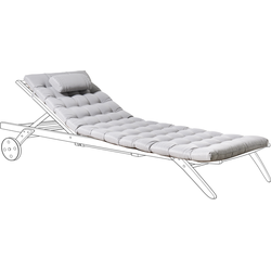 Beliani CESANA PREMIUM - Zitkussen-Grijs-Polyester