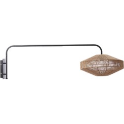 Light & Living - wandlamp - Lyra - bruin - metaal - E27 - 3126084