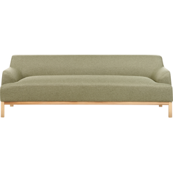 Beliani SOSJO - Driezitsbank-Groen-Polyester
