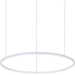 Ideal Lux - Hulahoop - Hanglamp - Aluminium - LED - Wit