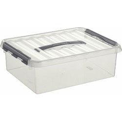 Sunware opbergbox - transparant - 10L - 40 x 30 x 11 cm - Opbergbox