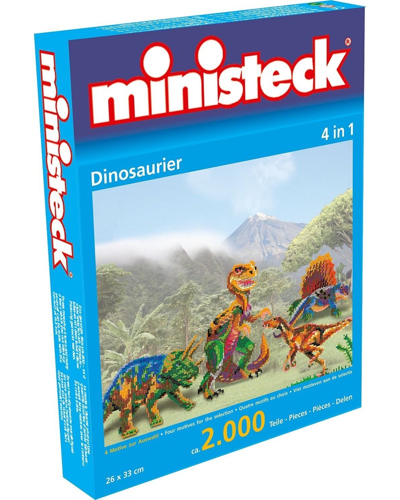 Ministeck Ministeck Dinosaurus - 2000 stukjes - 
