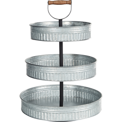 Beliani KOUIGN - Blad-Zilver-IJzer