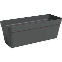 Plantenbak - Kunststof - Antraciet - Rechthoekig - L49,9 x D20 x H18,1cm - ARTEVASI