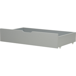 RUMILLY  - Bedlade set van 2 - Grijs - Dennenhout