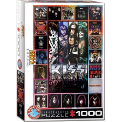 Eurographics Eurographics puzzel KISS The Albums - 1000 stukjes