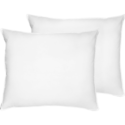 VIHREN - Kussen set van 2 - Wit - 50 x 60 cm - Japara katoen