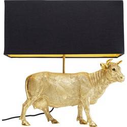Tafellamp Cow Gold 52cm