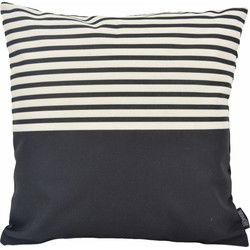 Sierkussen Half Stripes | 45 x 45 cm | Katoen/Linnen