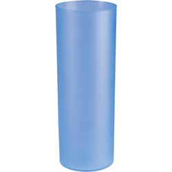 Juypal longdrink glas - 6x - blauw - kunststof - 330 ml - Drinkglazen