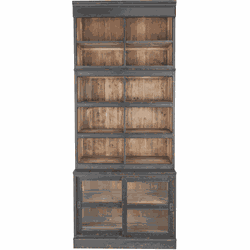 Boekenkast van massief grenenhout H240 cm - AMSTERDAM