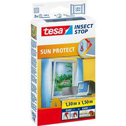 Tesa Vliegenhor raam - 2x - 130x150 cm - insectenhor - Easy-on - Raamhorren