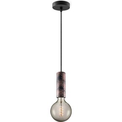 Home sweet home hanglamp Saga roest Spiral g125 - smoke