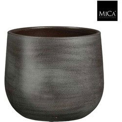 Mica Decorations Bloempot Sevilla - 24x24x21 cm - Terracotta - Bruin