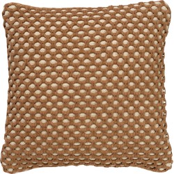 Dutch Decor DENLEY - Sierkussen van katoen Tobacco Brown 45x45 cm - bruin - Dutch Decor