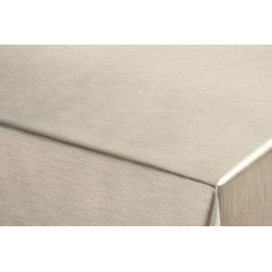 Bellatio Design Tafelkleed - goud - metallic look - 140 x 250 cm - Tafellakens