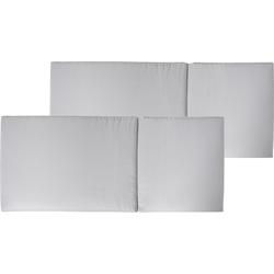 TOSC/JAVA/AMAN PREMIUM - Tuinkussen set van 2 - Lichtgrijs - Polyester