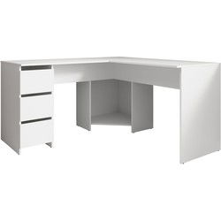 Meubella - Bureau Fuenta - Wit - 142 cm