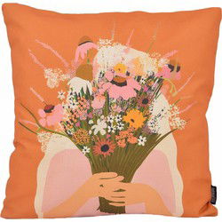Sierkussen Bouquet | 45 x 45 cm | Katoen/Linnen