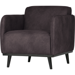 BePureHome Statement Fauteuil - Polyester - Grijs - 77x72x93