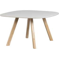 WOOOD Tablo Eettafel met 3-Stand Poot - Essenhout - Mist - 75x130x130