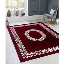 Marlon Modern Rood vloerkleed - Grieks Motief - 240 X 340 CM