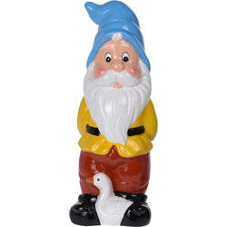 Pro Garden Tuinkabouter - met gans - keramiek - 30 cm - Tuinbeelden