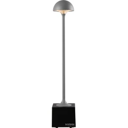 Sompex Tafellamp Flora| Binnenlamp | Buitenlamp | Grijs / oplaadbaar / dimbaar 