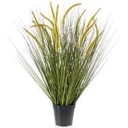 Kunstplant groen gras sprieten 70 cm - Kunstplanten