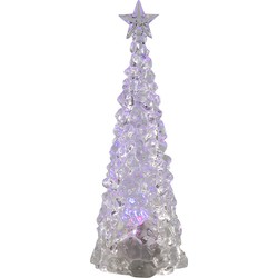 Svenska Living decoratie kerstboompjes met verlichting - 30 cm- acryl - kerstverlichting figuur