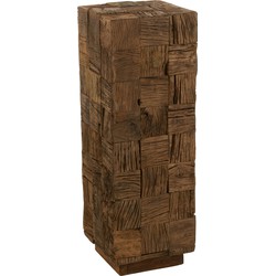 J-line - Sokkel Hout Naturel Medium - 30x30x90cm