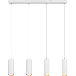 Moderne hanglamp Robby - L:65cm - GU10 - Metaal - Wit