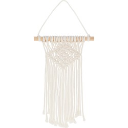 QUVIO Wandkleed macrame - Katoen - Beige