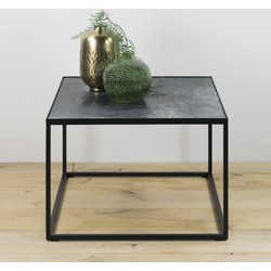 Spinder Design Bijzettafel TIJL 60 x 60 Black